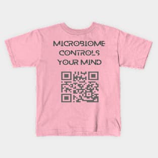 Microbiome controls your mind. Kids T-Shirt